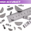 Kit 155pcs enlaces clave media luna 0.079-0.472"