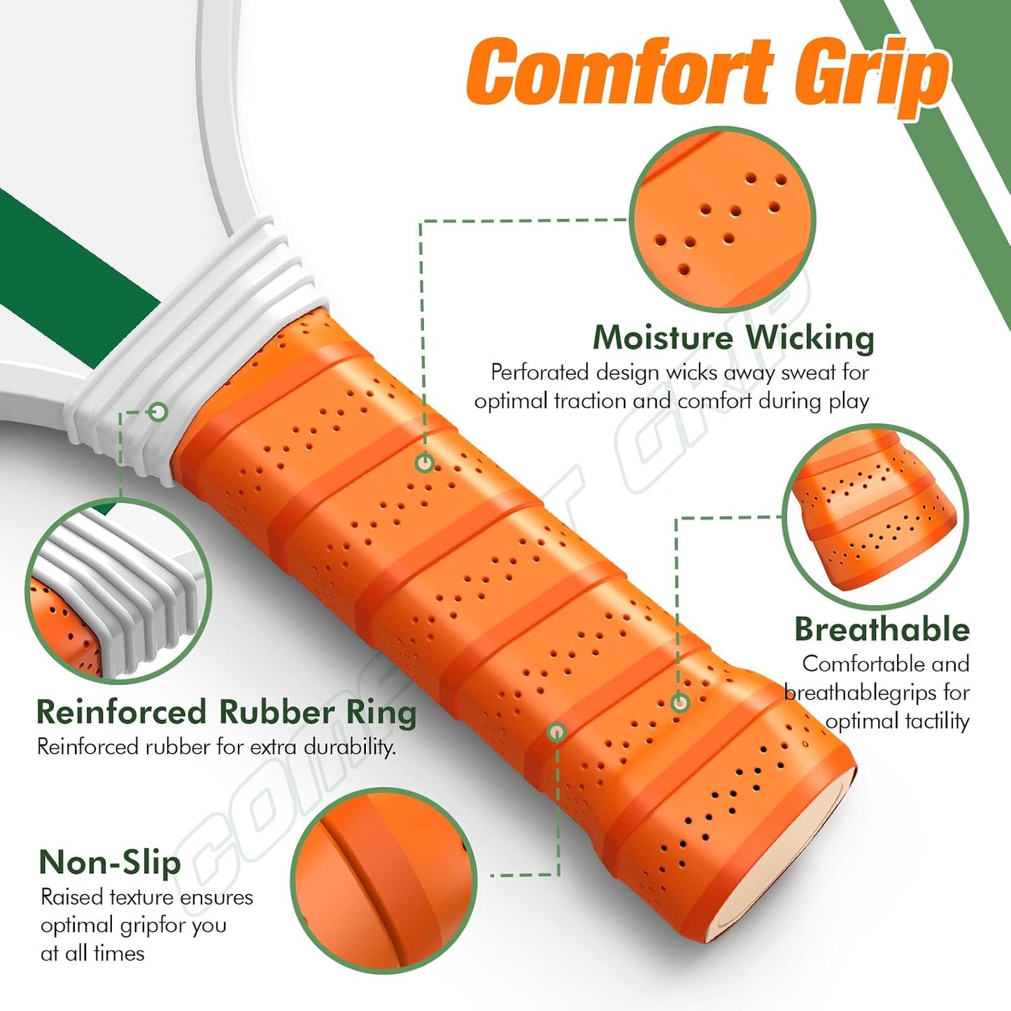 Set 4 palas pickleball madera premium con 4 pelotas y bolsa