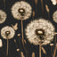Papel tapiz floral negro autoadhesivo para baño dormitorio