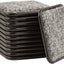 Copas giratorias cuadradas reutilizables 2.5pulg madera dura 12 Pzas