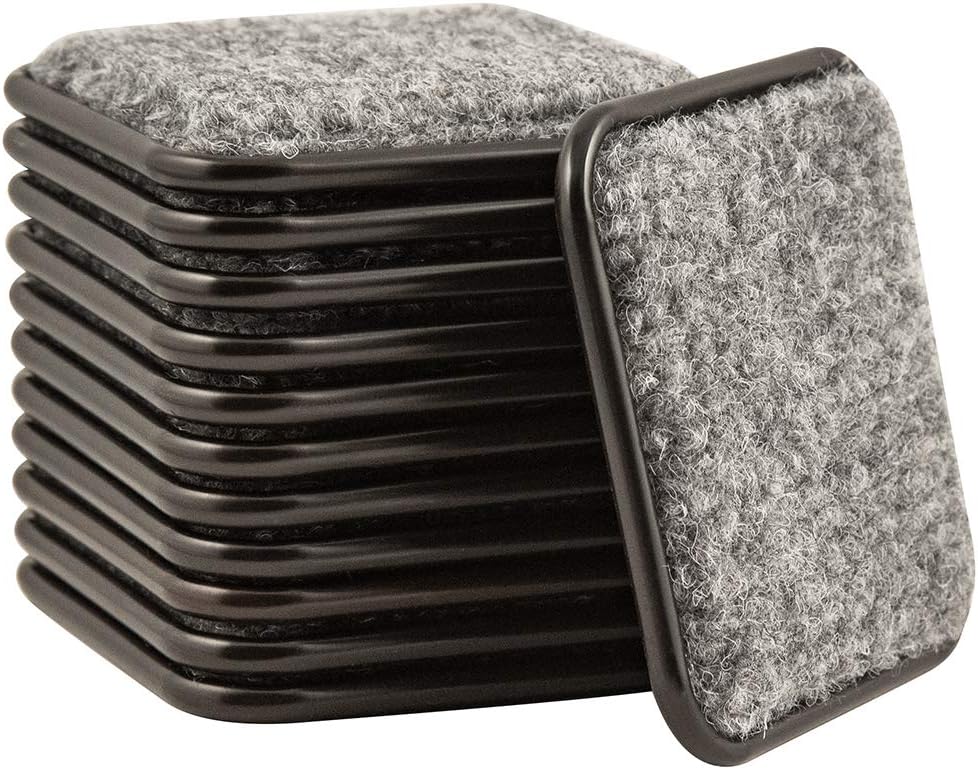 Copas giratorias cuadradas reutilizables 2.5pulg madera dura 12 Pzas