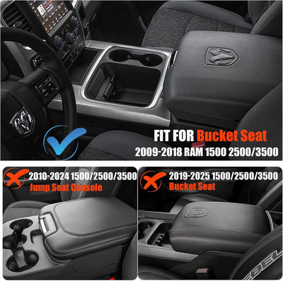 Funda consola central Dodge Ram 09-18 antiresistente
