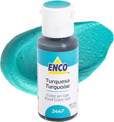 Gel colorante alimentario turquesa vegano 40g