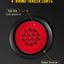 4 Luces Traseras Redondas 4pulg 32LED Rojo Halo 12-24V IP67
