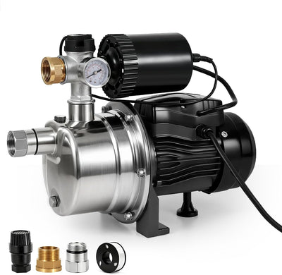 Bomba agua 3/4 HP acero inox 1050 GPH 110V