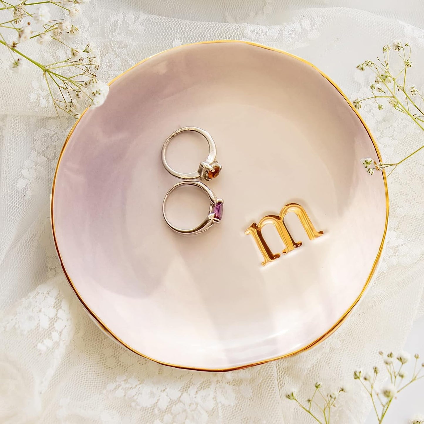 Bandeja cerámica para joyas regalo mujer