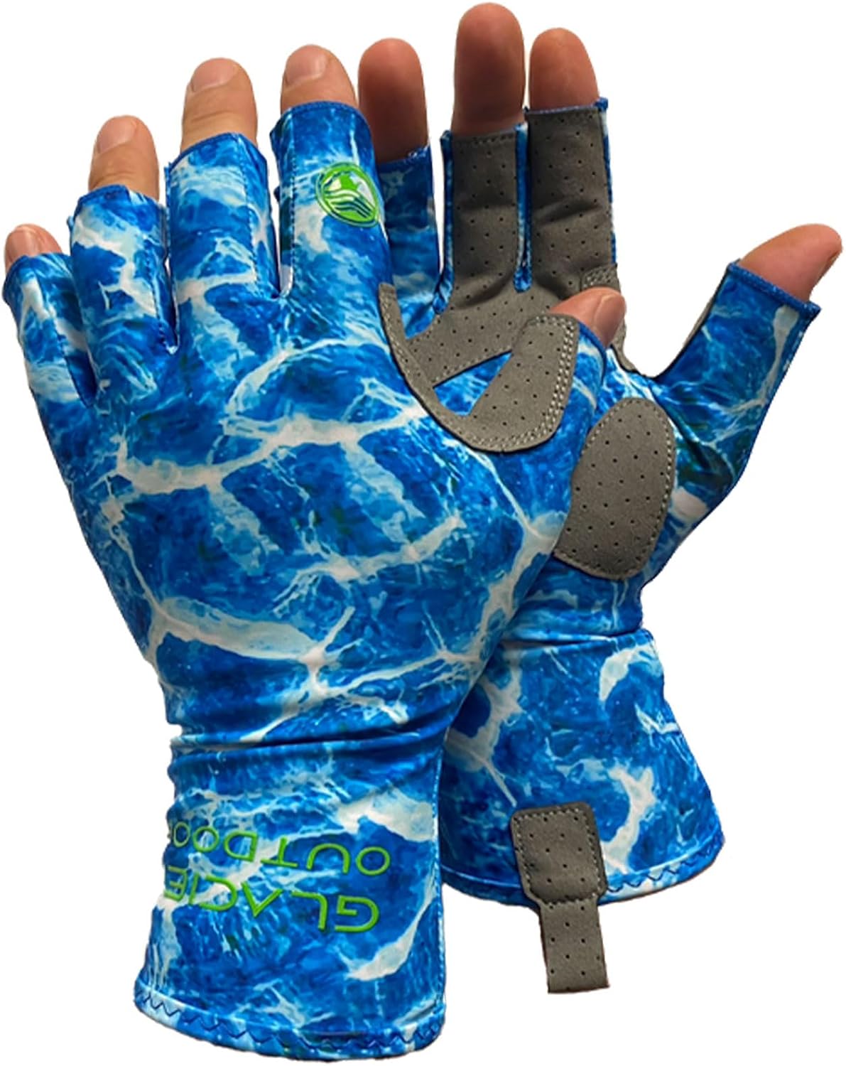 Guantes sol para pesca ligeros duraderos transpirables
