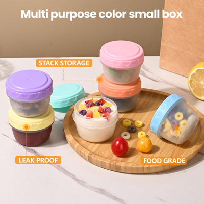 12 Pzas Tazas Aderezo 2.7oz Sin BPA Reutiliz.
