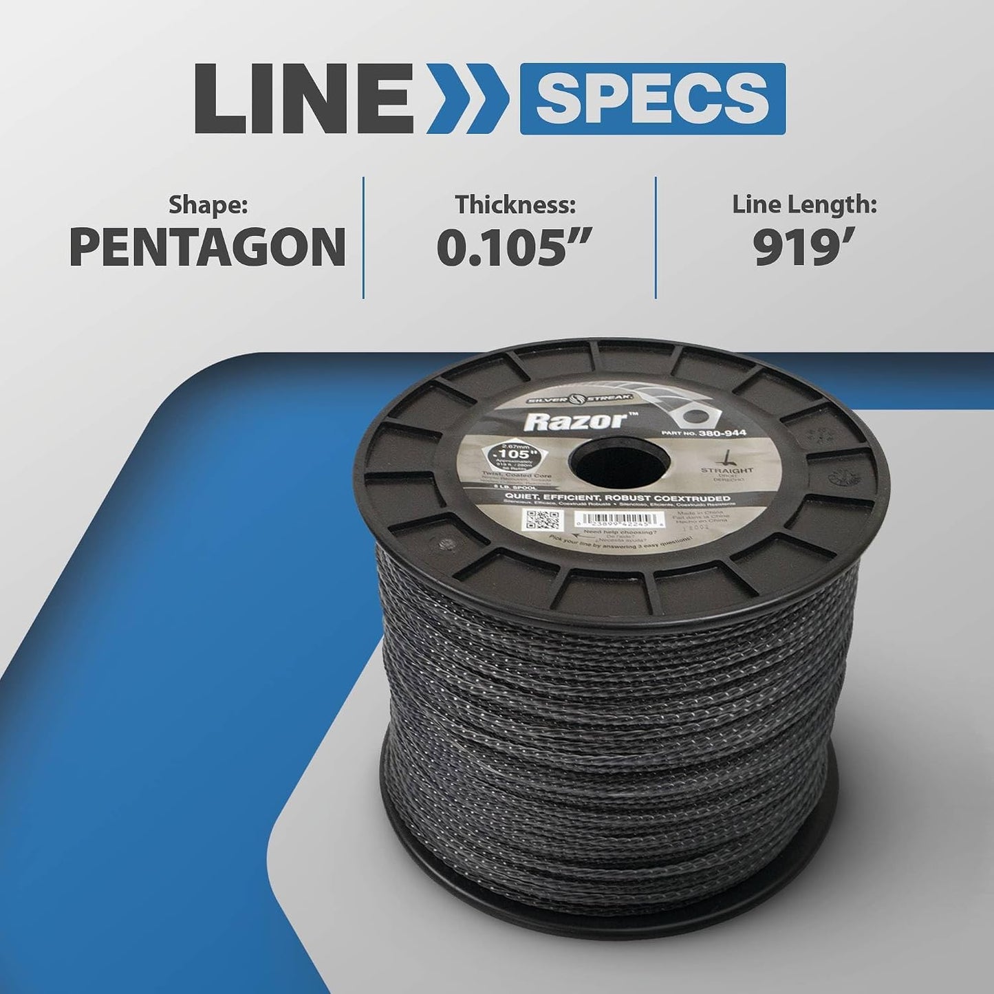 Bobina 5lb para cortadora Silver Streak 380-944