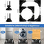 Soporte refrigerador 12.2-13.4pulg con base universal 4 pies