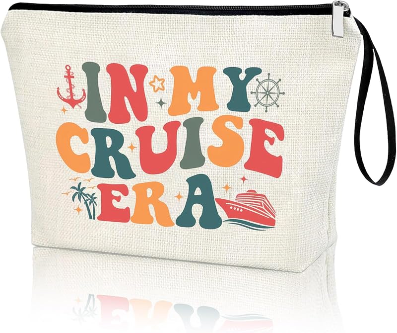 Bolsa cosméticos viaje con cremallera para crucero