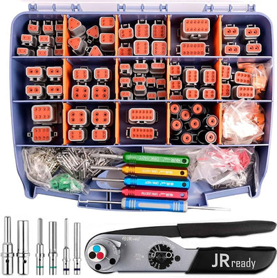 Kit conectores Deutsch ST6306-1 con herramienta crimpado