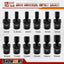 Set llaves junta 6 puntos acero Cr-Mo estuche resistente