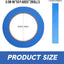 Cinta pintor azul 0.98pulg x 55yd 2 rollos sin residuos