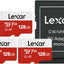 Pack 3 tarjetas microSD 128GB UHS-I 100MB/s Full HD 4K