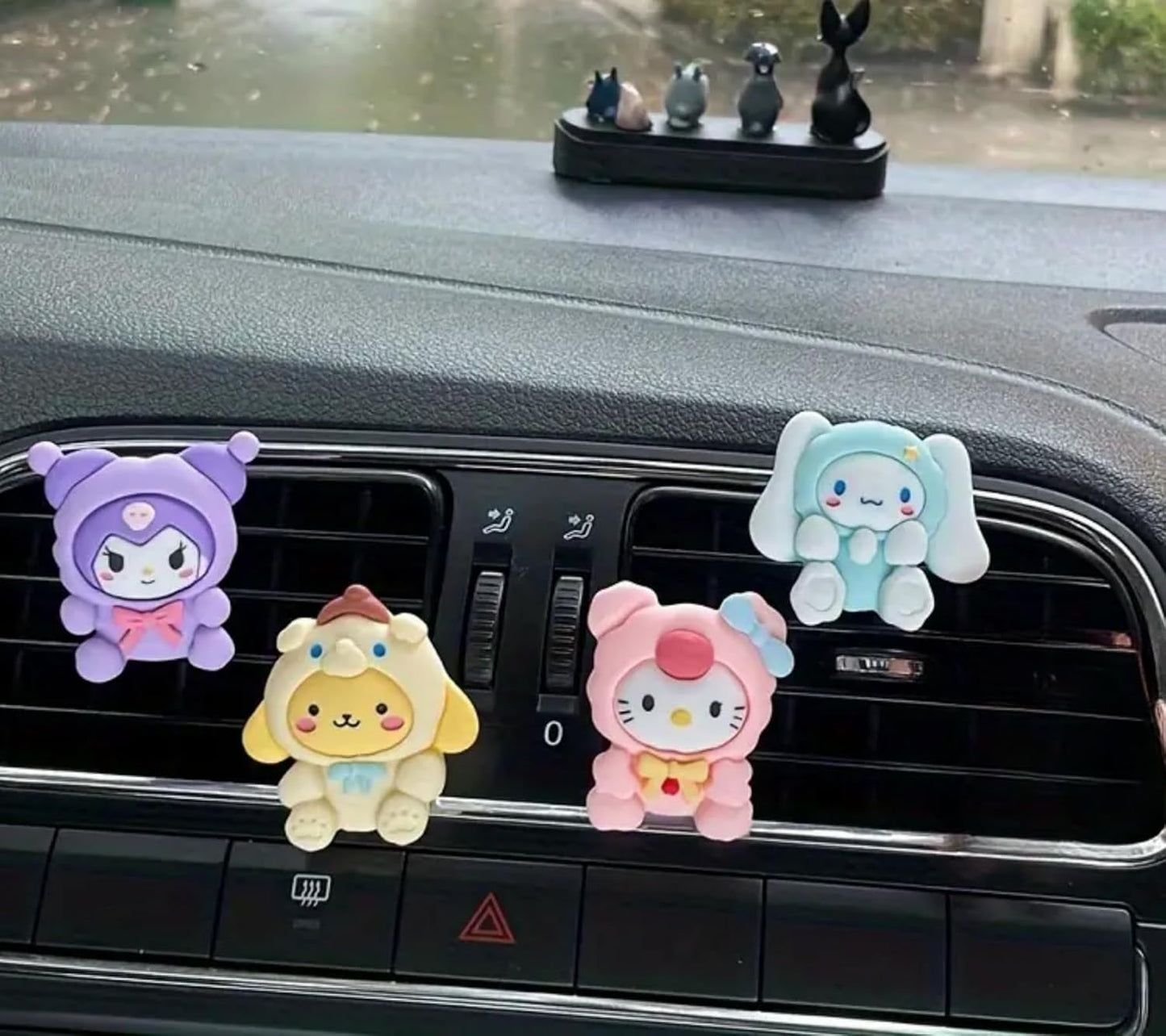 4 Pzas Decoraciones Coche Kawaii para Tablero