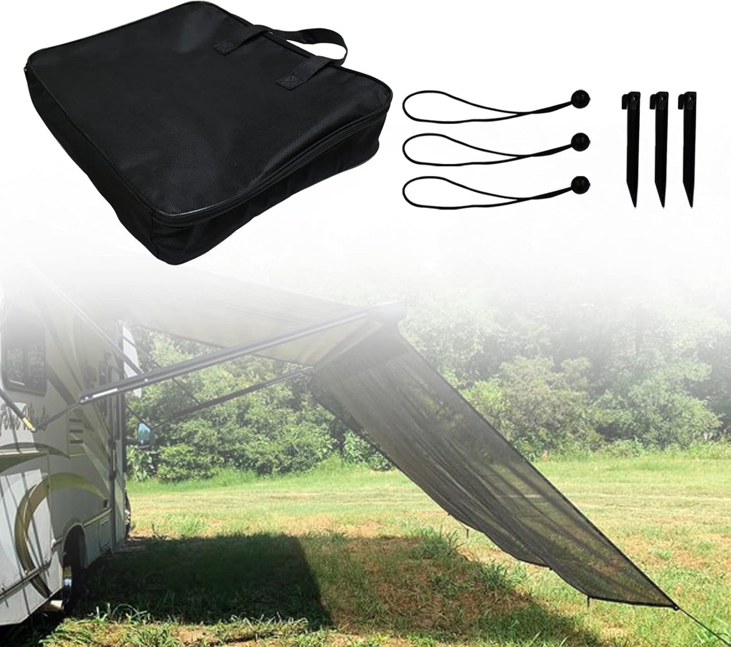 Pantalla repuesto malla 9x15ft toldo autocaravana