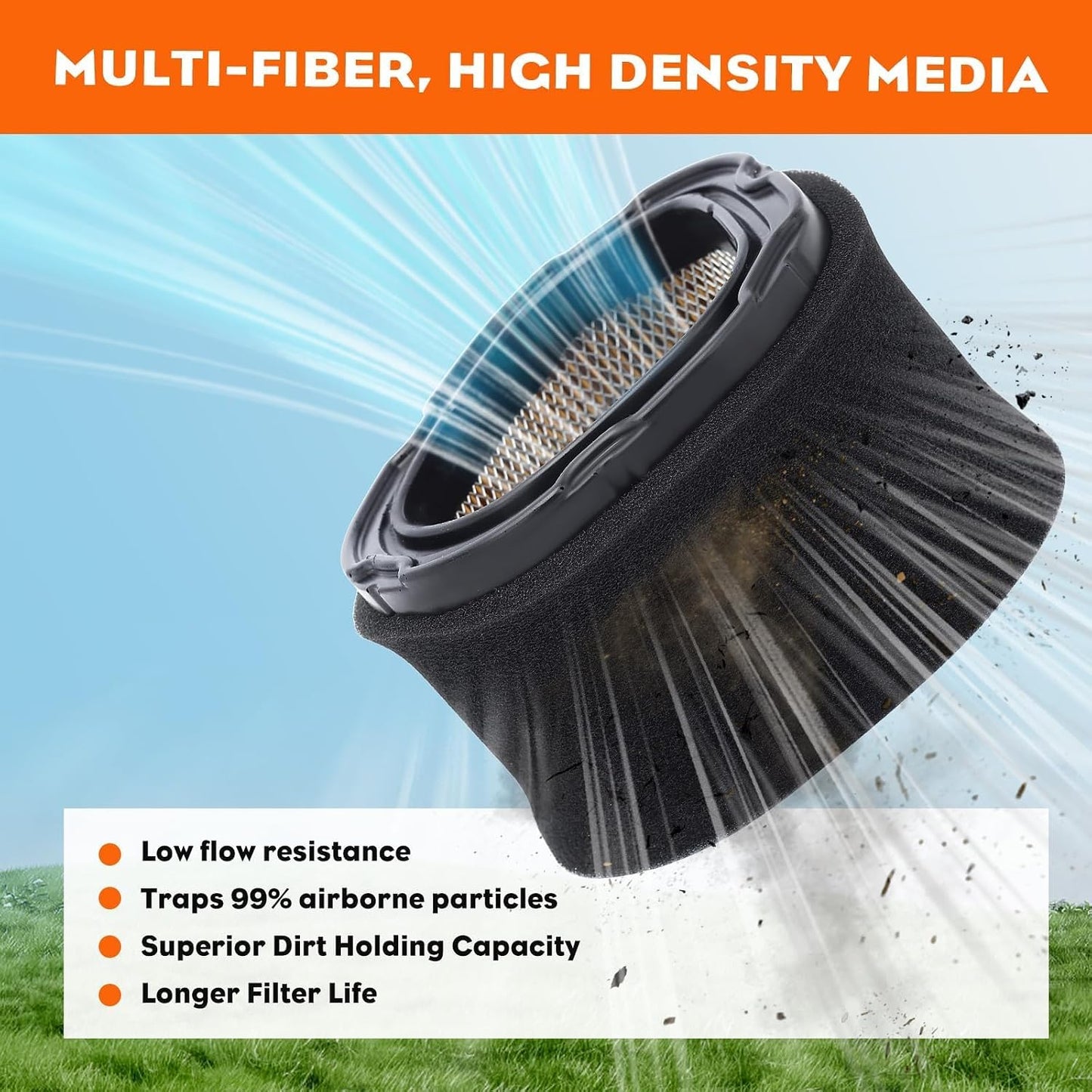 Filtro aire Kohler John Deer pack 2