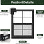 Ventana cobertizo 18x27pulg vidrio templado malla fibra