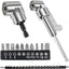 Juego 4 accesorios taladro 1/4 pulg adaptador eje suave