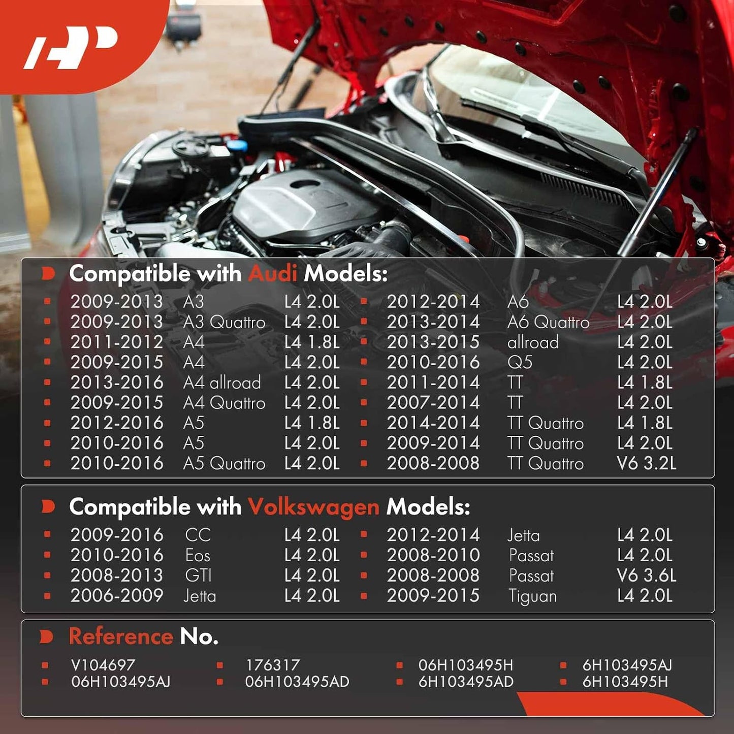Separador aceite cárter motor comp VW Jetta Passat Audi A4