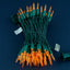 100 Luces LED Navidad Naranja T5 33pies Cable Verde