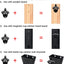 Abrebotellas pared 12uds poste enfriador madera negro blanco