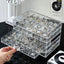 Caja almacenamiento joyas 5 cajones transparente