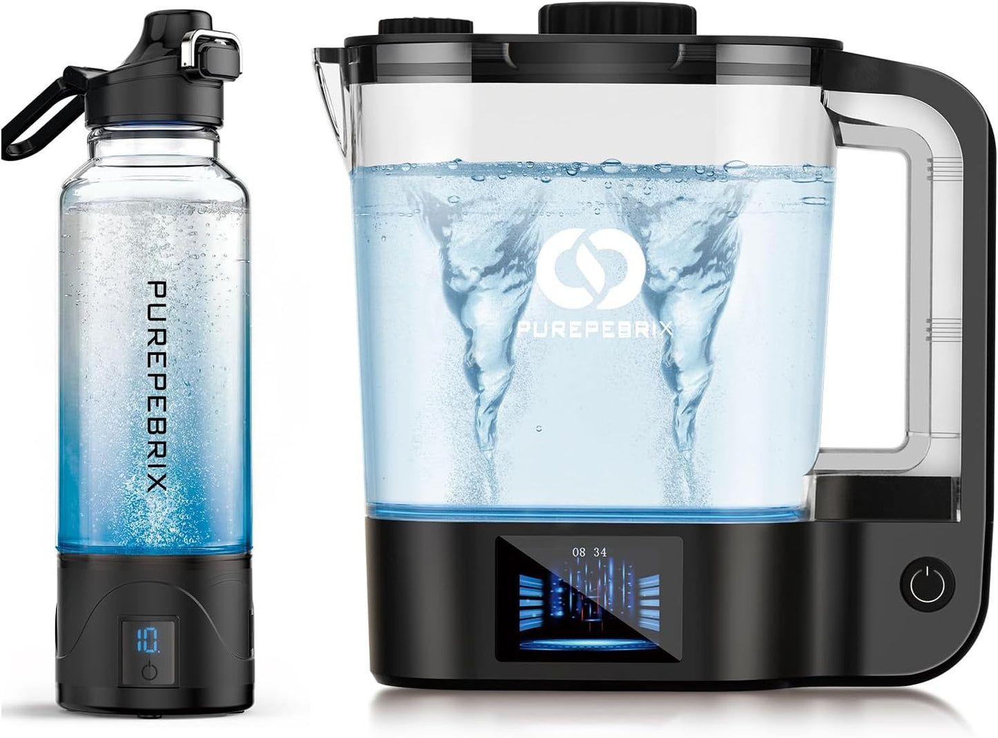 Botella agua hidrógeno pack 2
