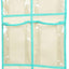 Organiz. zapatos colgar puerta 6 bolsillos transparentes