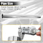 Tubo escape recto T304 acero inox 3.5" 45" universal