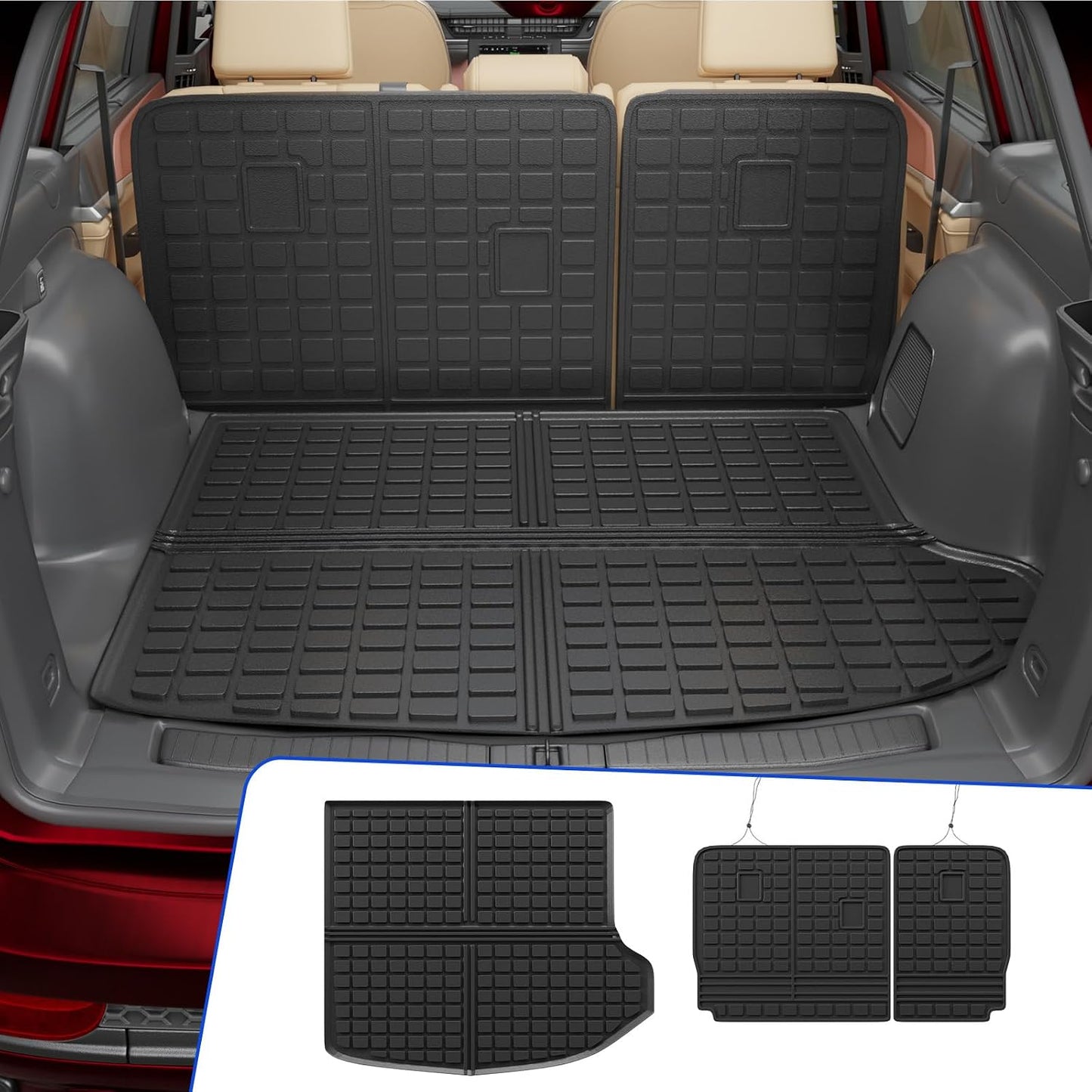 Tapete carga Jeep Grand Cherokee 5 asientos forro maletero