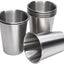 Vasos acero inox 12oz set 8 para bar y hogar