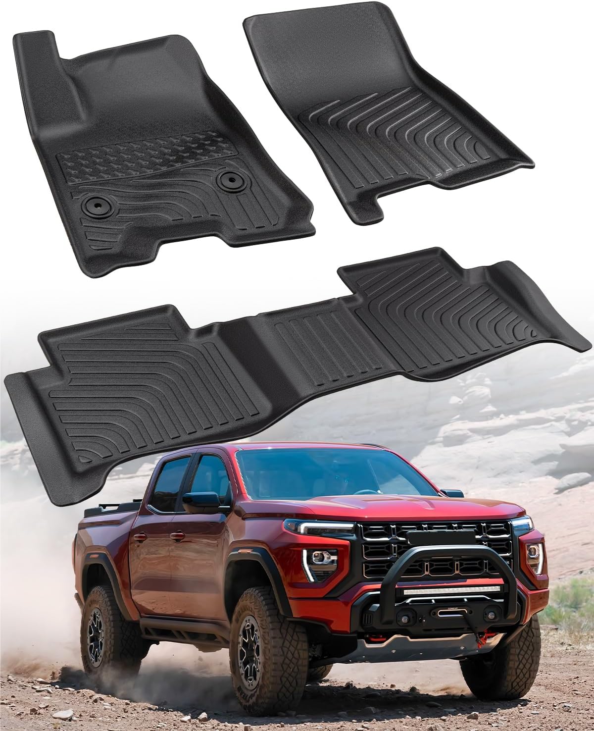 Alfombrillas baúl impermeables Chevy Colorado ZR2 Z71 GMC