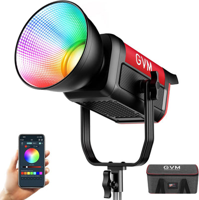 Luz estudio RGB 300W 2000K-10000K con Bowens y DMX