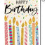 Bandera jardín cumpleaños 12x18pulg doble cara