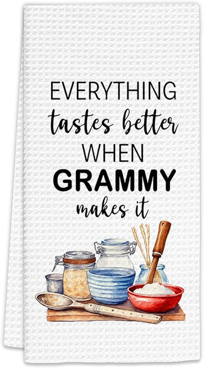 Toalla cocina decorativa para abuelita 16x24