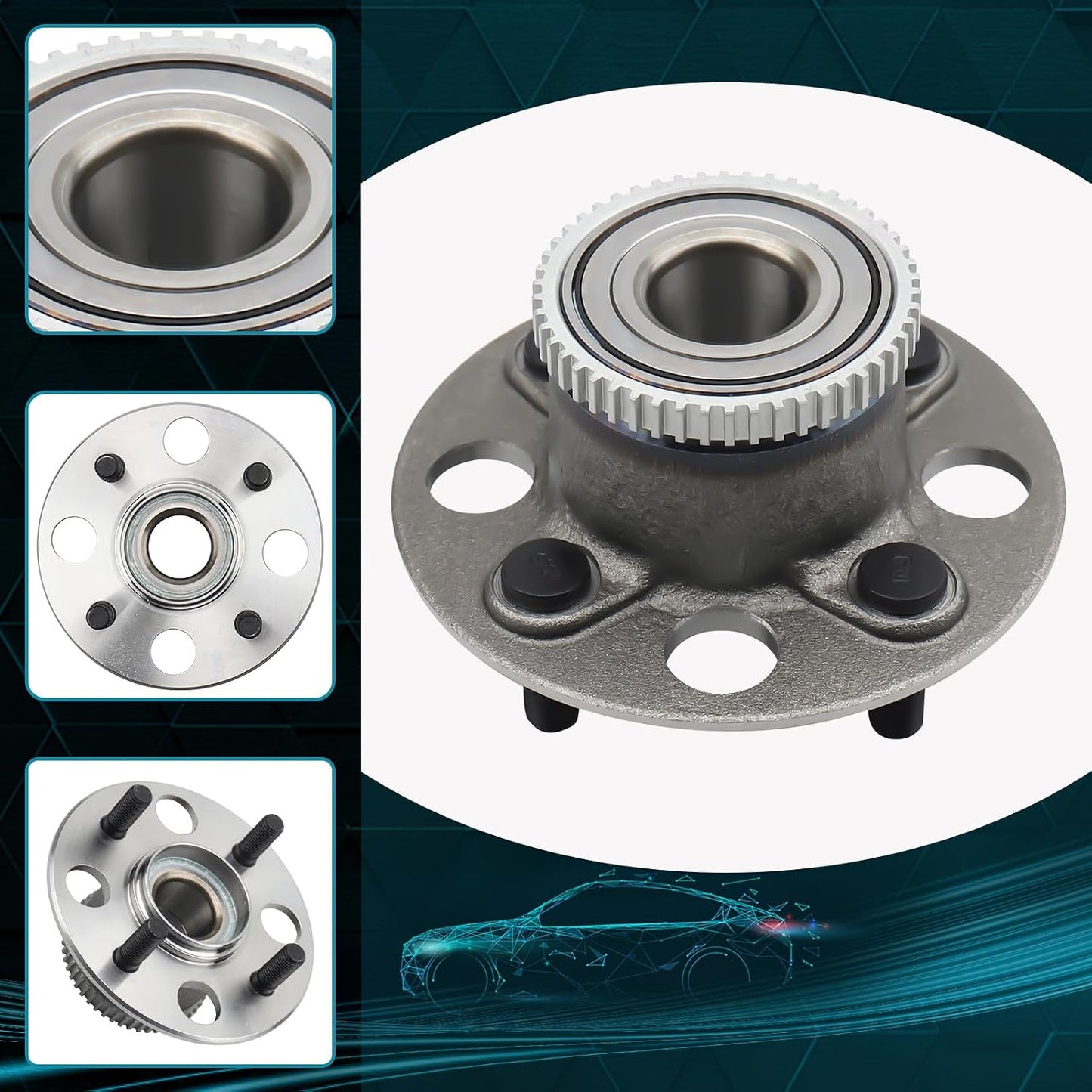 Buje rueda trasera ABS Honda Civic 02-05