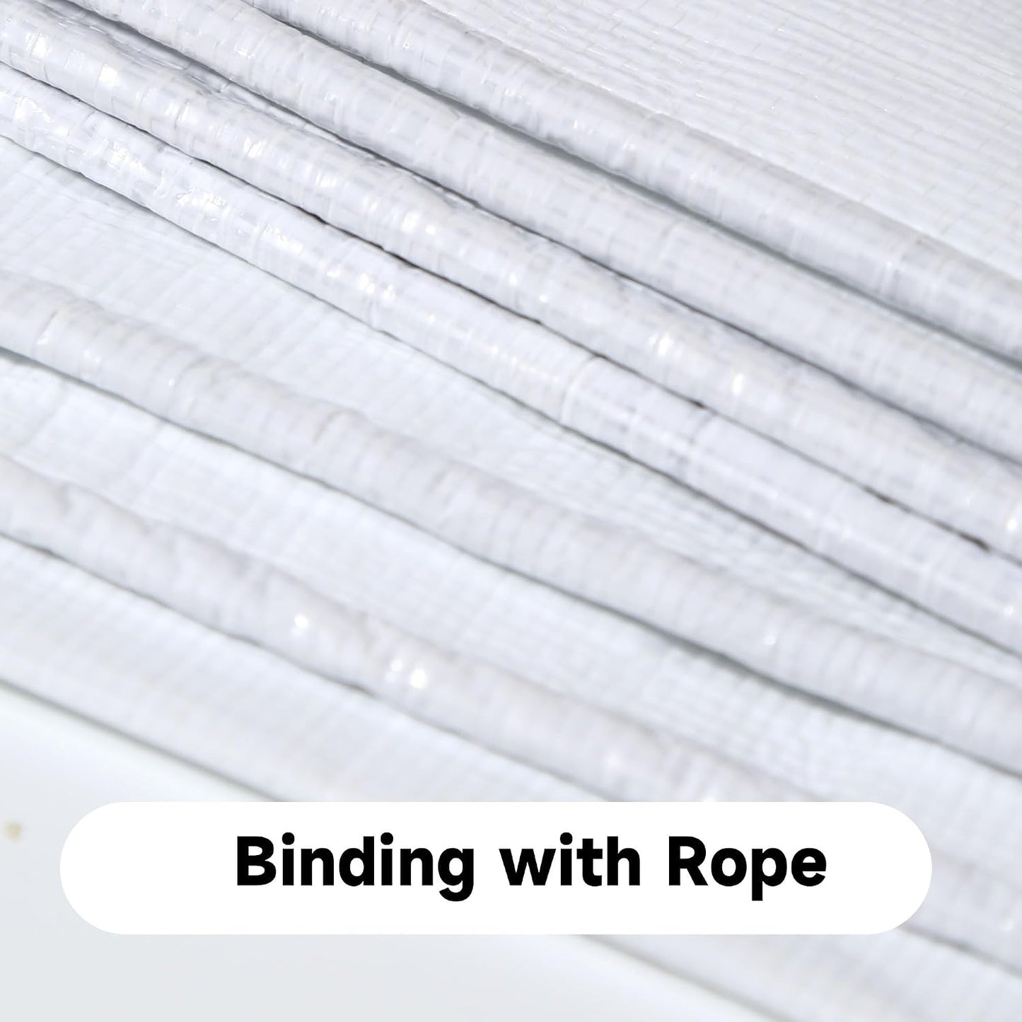 Lona blanca resistente UV impermeable 10x12pulg