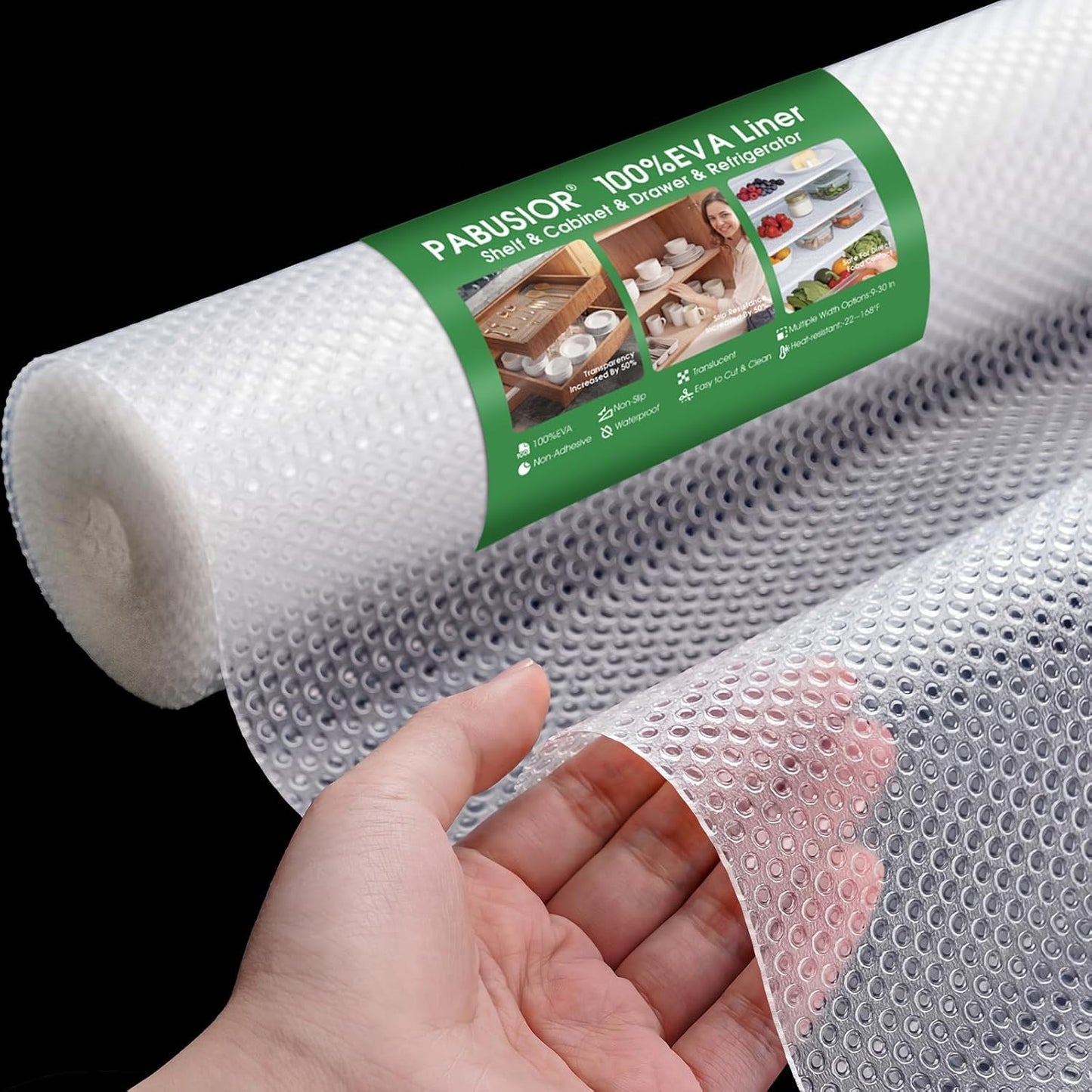 Revestimiento transparente estantes 10x360" impermeable
