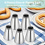 5 Puntas Acero Inox para Churros 9ft Glaseado Pastelería