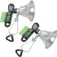 2 Lámparas Abrazadera Reflector Aluminio 5.5pulg E26 60W Cable 6ft