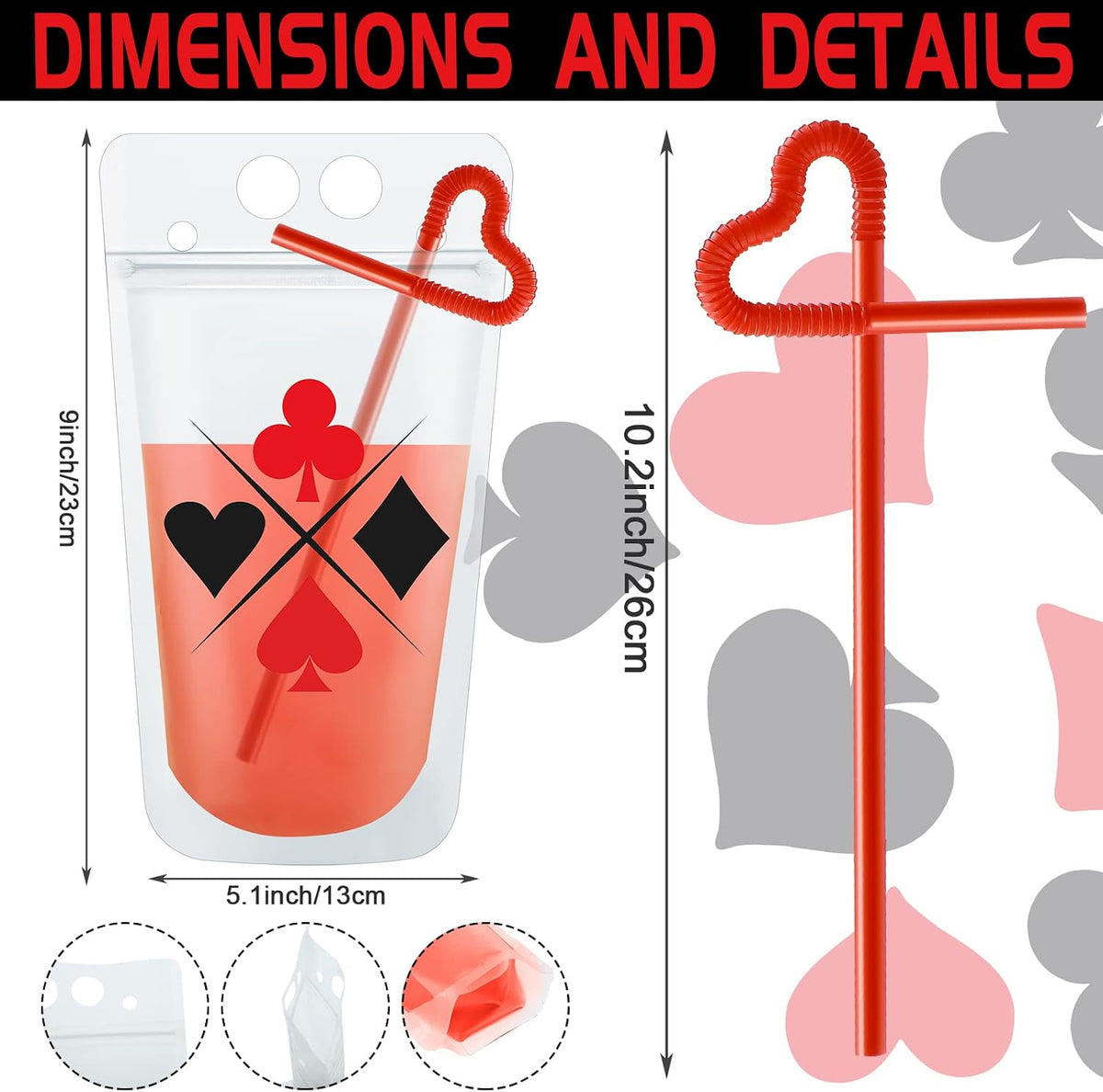 Set 24 Vasos Plástico Pajitas Reutilizables Fiesta