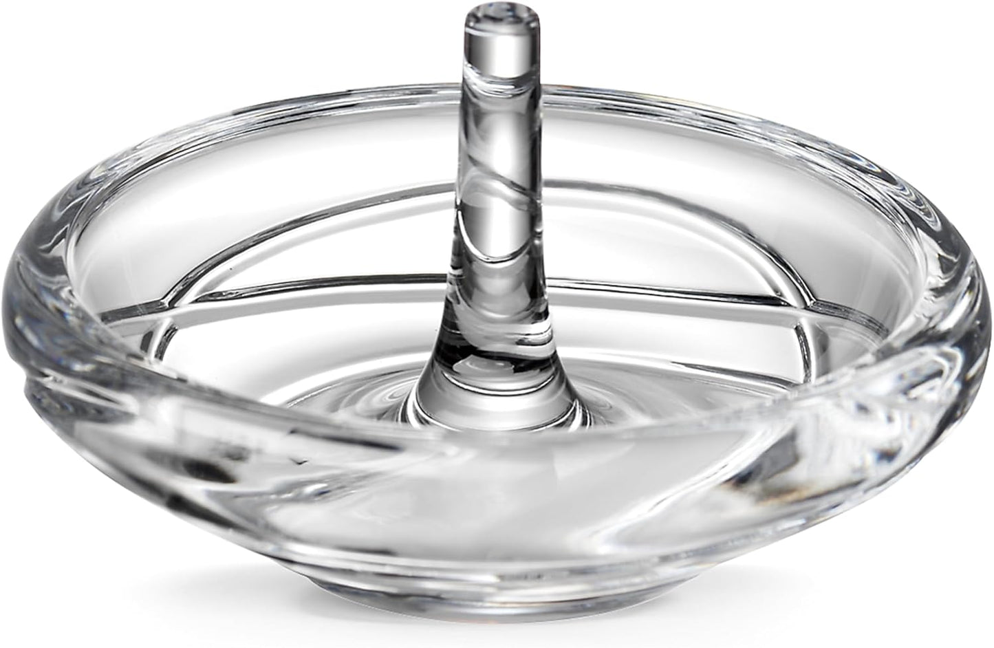 Soporte anillos cristal transparente