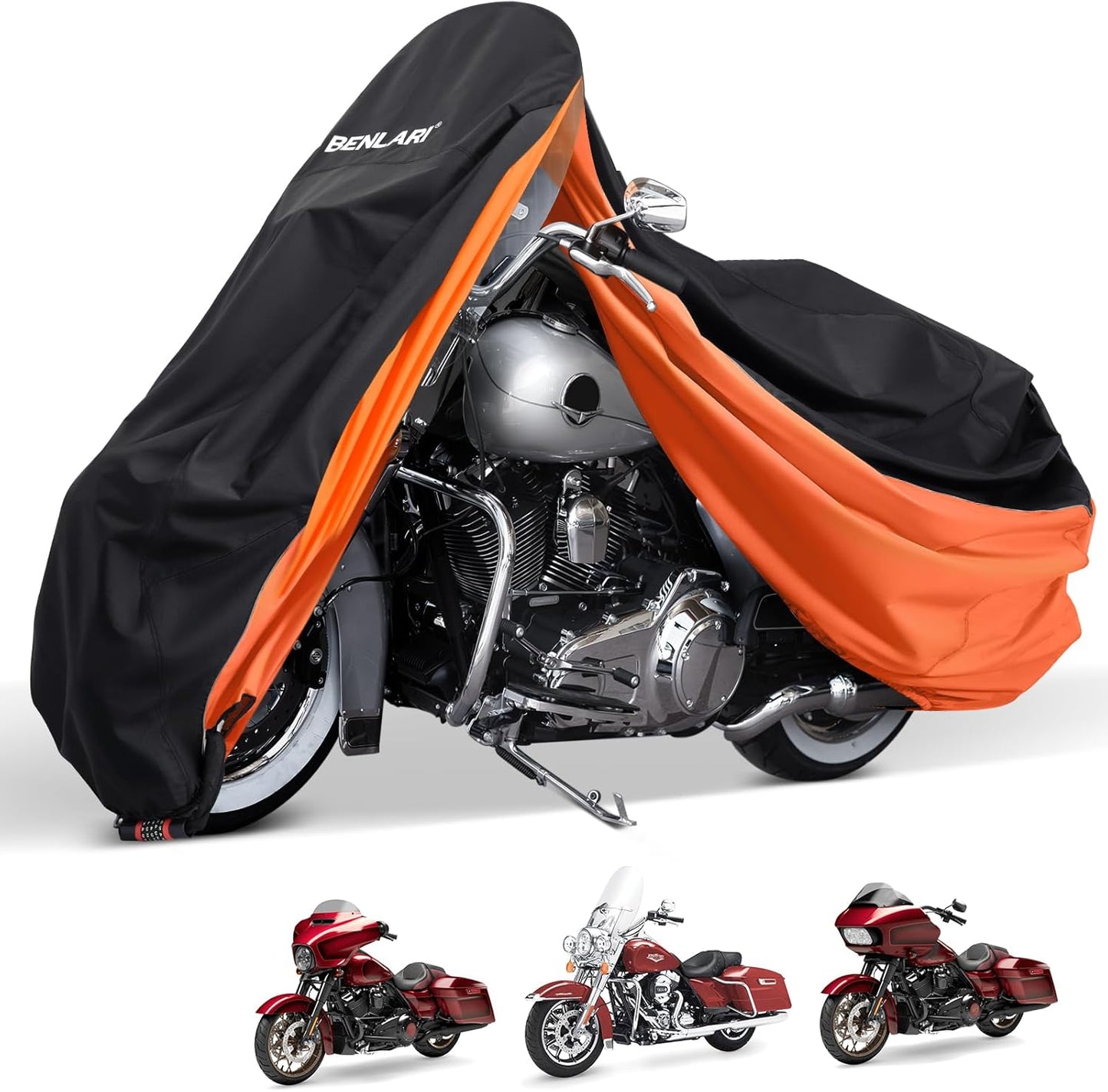 Funda impermeable motocicleta caja lateral Harley Davidson