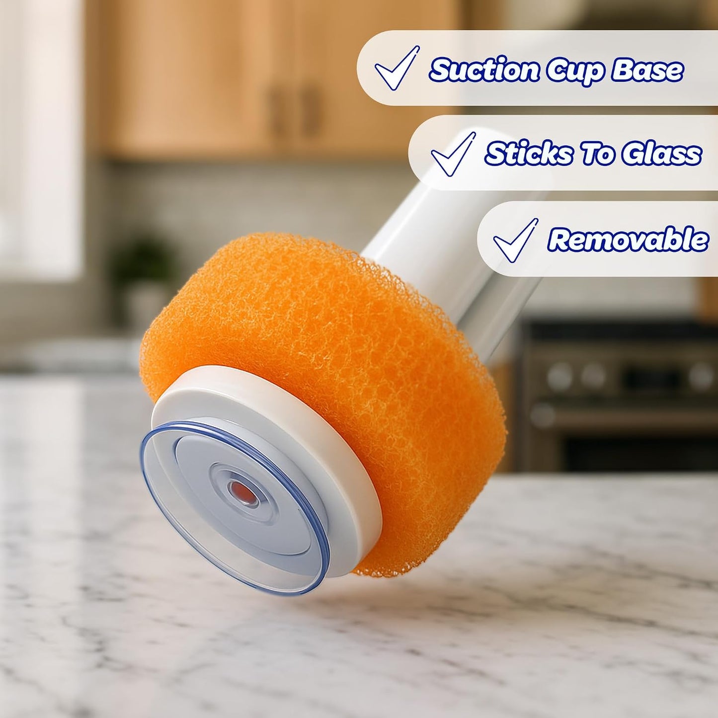 Soporte esponjas con base succión organizador fregadero blanco