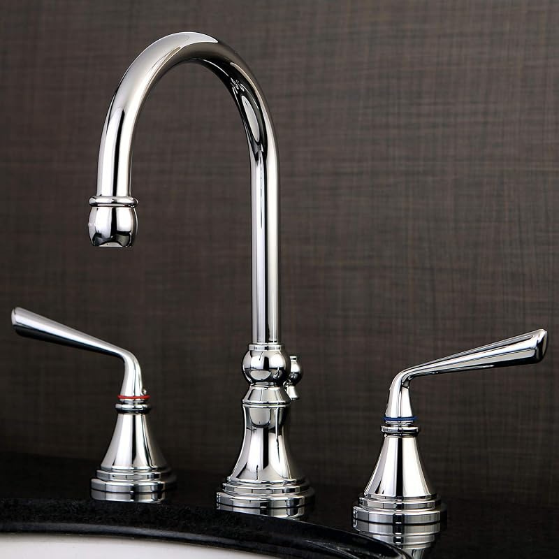 Grifo lavabo salvia plateada con ventana emergente