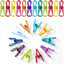 45 Clips Metal 2pulg Impermeables Multicolor para Ropa Bolsas