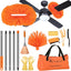 Limpiador ventilador techo poste 60pulg plumeros 14uds
