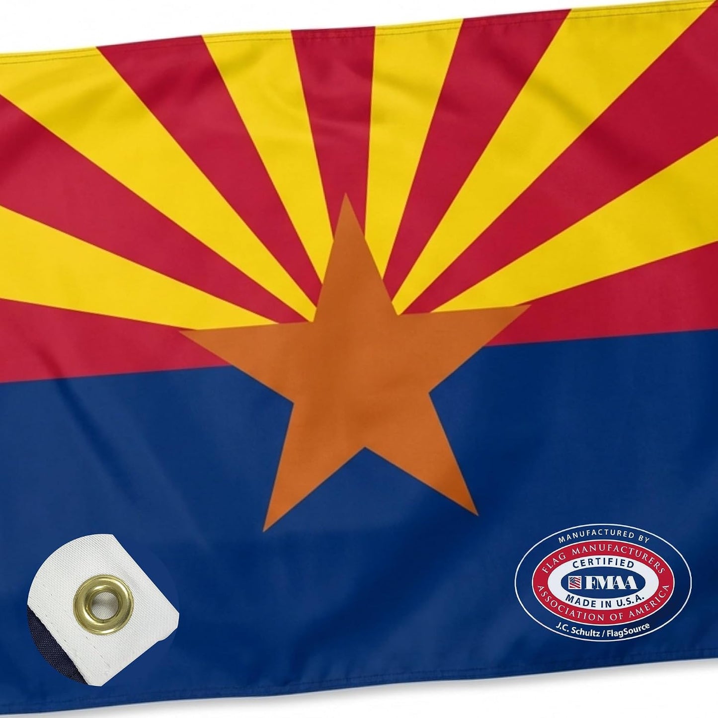 Bandera Arizona nailon 4x6ft fabricada EE.UU.